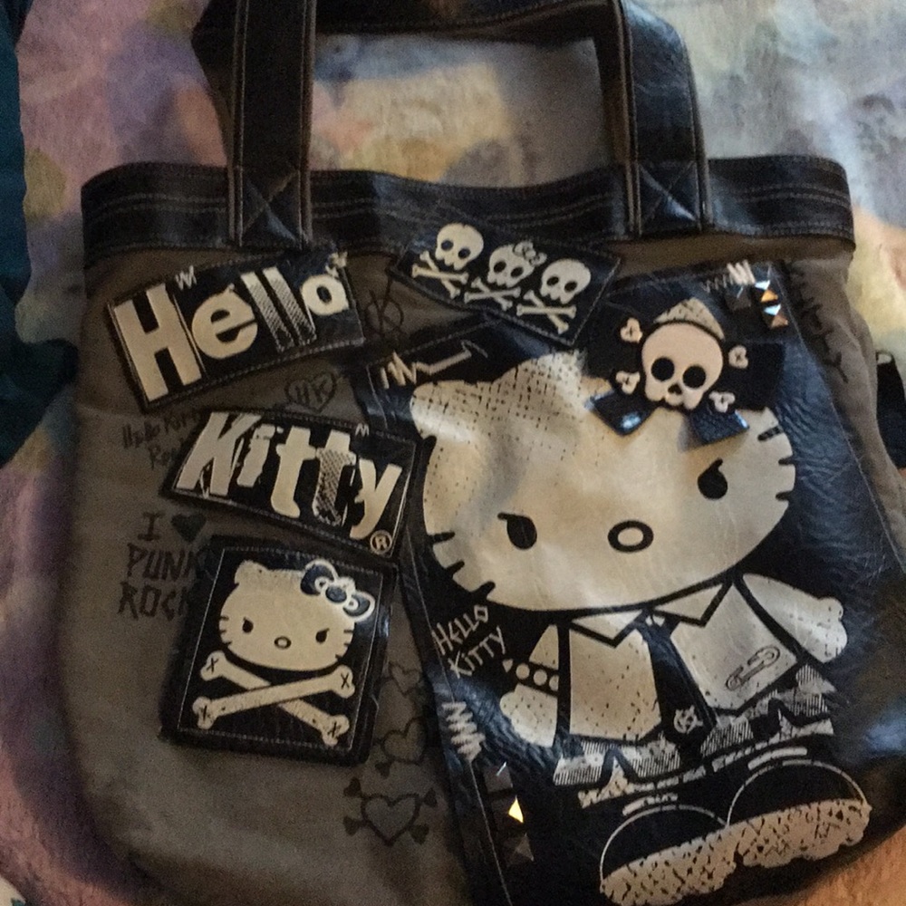 Punk Hello Kitty purse